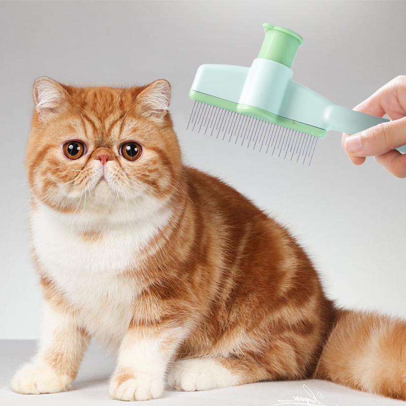 Self-Cleaning Cat Hair Removal Brush