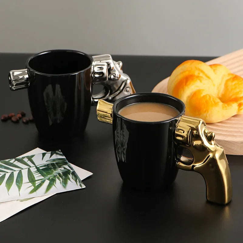 Revolver Gun Coffee Mug