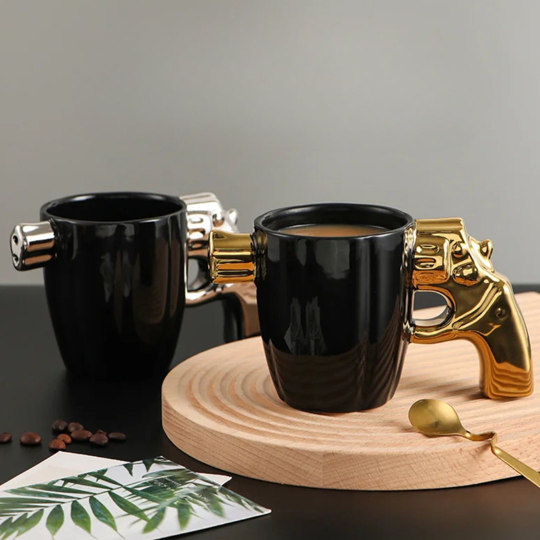 Revolver Gun Coffee Mug