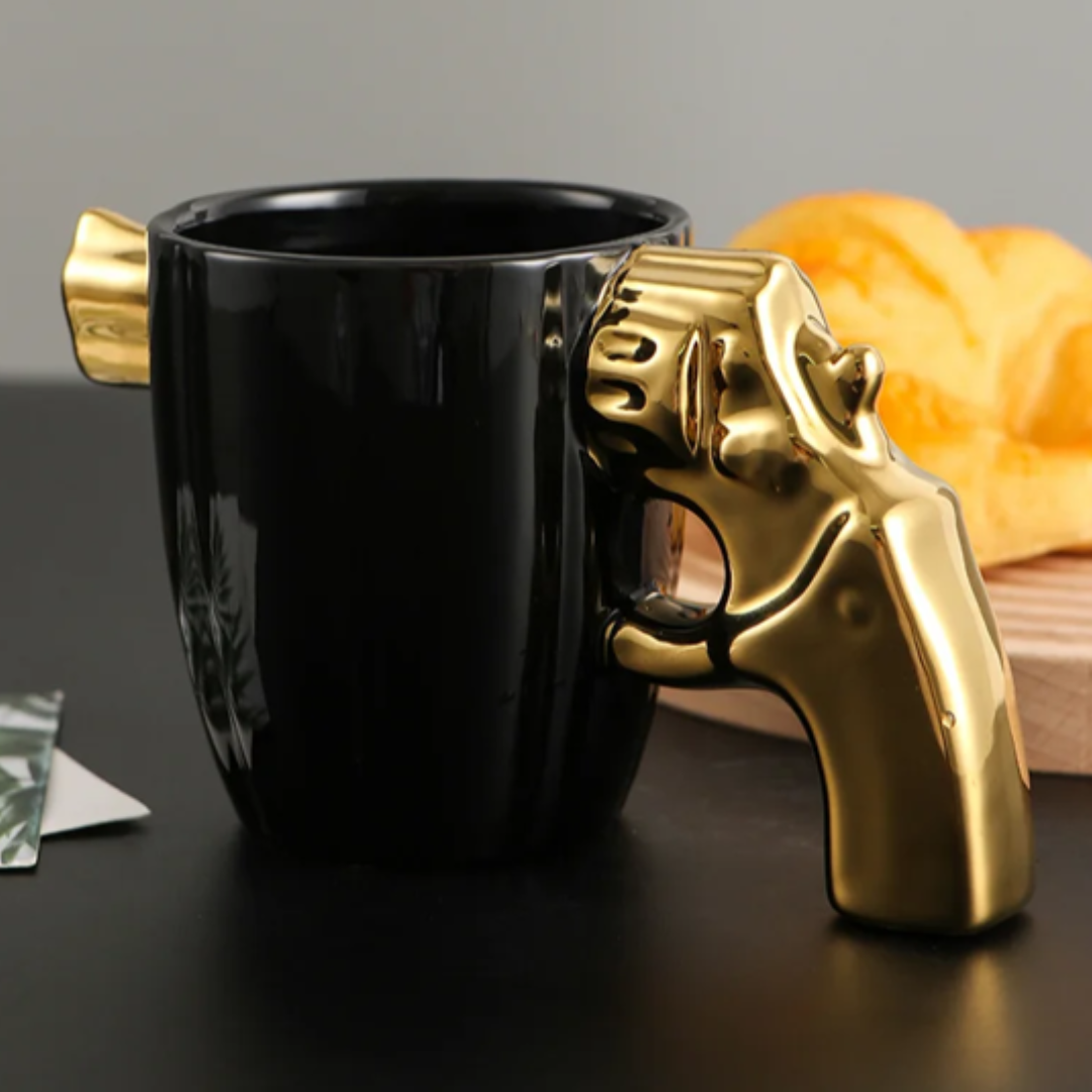 Revolver Gun Coffee Mug